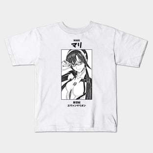 Mari Makinami Neon Genesis Evangelion Kids T-Shirt